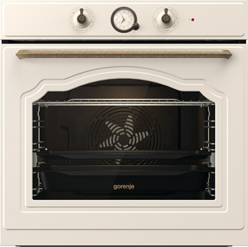 Духова шафа Gorenje електрична, 77л, A+, шампань (BOS67372CLI)