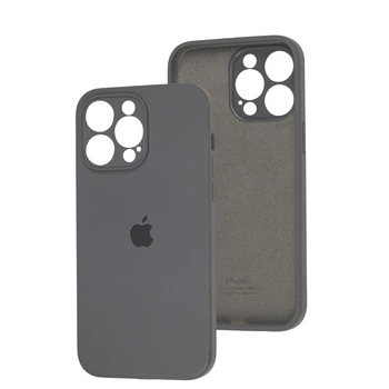 Чехол Fiji Silicone Case Full Camera для Apple iPhone 12 Pro бампер накладка с защитой камеры Carbon Grey