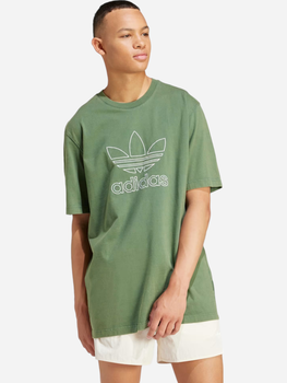 Футболка бавовняна чоловіча adidas Originals IR7993 2XL Зелена (4066759599871)