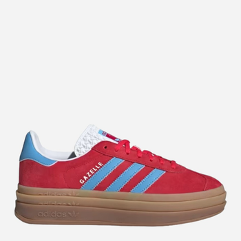 Sneakersy damskie na platformie adidas Originals Gazelle Bold W IE0421 40.5 Czerwone (4066764972713)