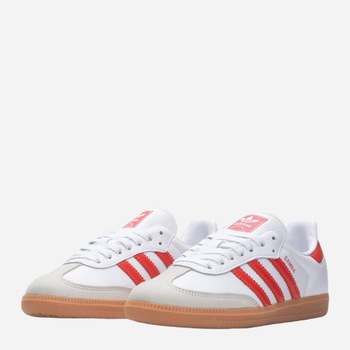 Sneakersy damskie do kostki adidas Originals Samba OG W IF6513 40 (6.5UK) Biały/Czerwony (4066765920966)