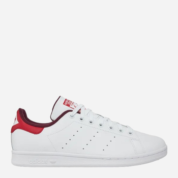 Tenisówki męskie z eko skóry adidas Originals Stan Smith IG1321 42.5 (8.5UK) Biały/Czerwony (4066765369734)