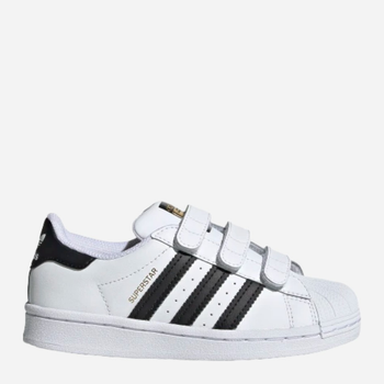 Trampki chłopięce na rzepy adidas Originals Superstar CF C EF4838 34 (2UK) Białe (4062053339731)