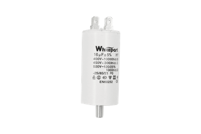 Конденсатор CBB60-E 16 мкФ, 450 В, Whicepart (клеммы + болт)