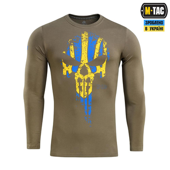 Тактична футболка M-Tac Містник довгий рукав Olive/Yellow/Blue XL