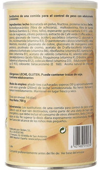 Koktajl Sotya Batido Saciante White Chocolate 700 g (8427483010234)