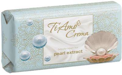 Косметическое крем-мыло твердое Ti Amo Crema с экстрактом жемчуга, 125 г