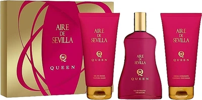 Набор (edt/150ml + sh/gel/150ml + b/cr/150ml) - Instituto Espanol Aire De Sevilla Queen (1308111-7946727)