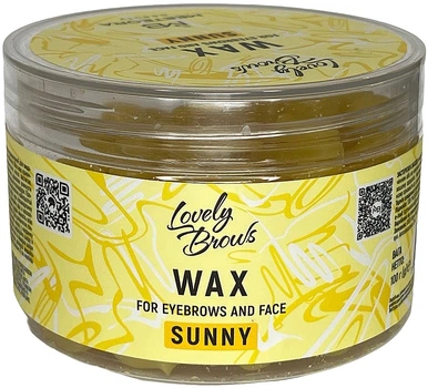 Воск в гранулах для бровей и лица - Lovely Brows Sunny 100g (1349383-13868014)