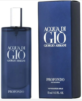 Мініатюра Парфумована вода для чоловіків Giorgio Armani Acqua Di Gio Profondo 15 мл (3614272880320)