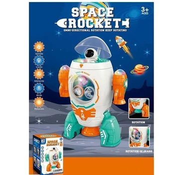 Игрушка музыкальная Ракета, ZR175 METR+