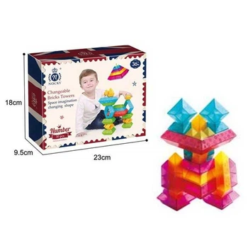 Конструктор для малюків 30 геометричних деталей, 8218A METR+