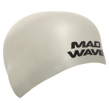 Шапочка для плавания M-D SOFT FINA Approved (р-р L, силикон, Серебряный) (M053301_Серебряный_L)