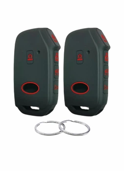 Силиконовый резиновый брелок, совместимый с Kia Forte K Amazon X003185OFF черный