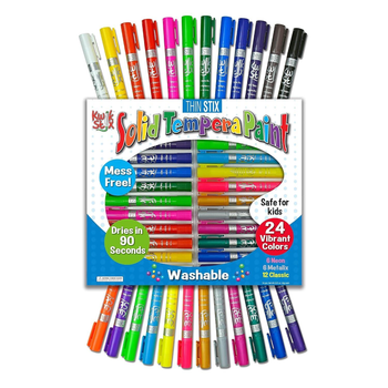 Суцільні темперні фарби Kwik Stix Pencil Grip 24шт Amazon tpg-620 різнокольоровий