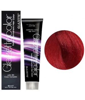 7P Краска-уход Itely Hairfashion Glazette Color для волос красно-фиолетовый средний блонд, 100 мл.