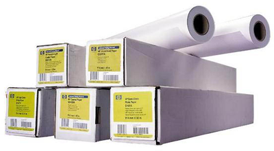 Papier do plotera HP Q1445A Bright White Inkjet Paper 90 g/m2 594 mm x 45.7 m Matowy Biały (0725184994920)