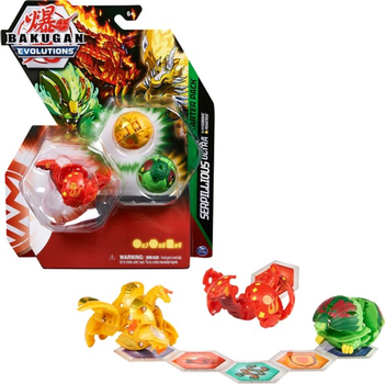 Ігровий набір Spin Master Bakugan Evolutions Ultra Serpillious 3 шт (0778988457511)