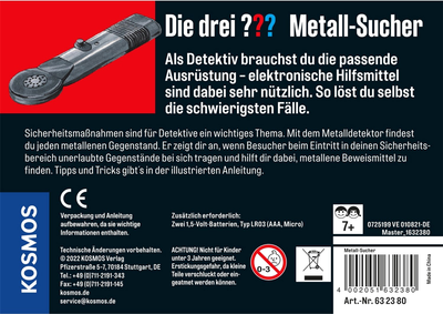 Sprzęt detektywa Kosmos The Three Metalowy detektor (4002051632380)