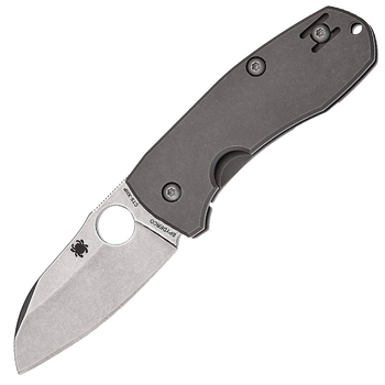 Ніж складаний Spyderco Techno 2 TI (довжина: 152мм, 64мм), сірий