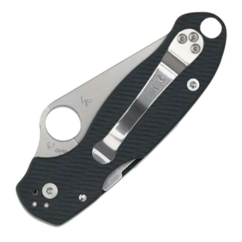 Ніж складаний Spyderco Para Military 2 Left Handed (довжина: 210мм, лезо: 87мм), чорний