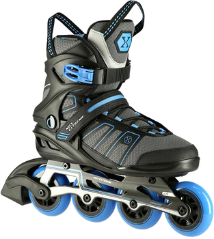 Rolki Nils Extreme Czarno-Niebieskie 38 (5907695597875)