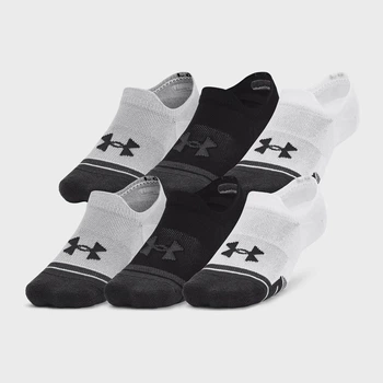 Набор мужских носков коротких Under Armour Performance Tech 3pk ULT 1379502-011 XL 3 пары Серый (196884003586)