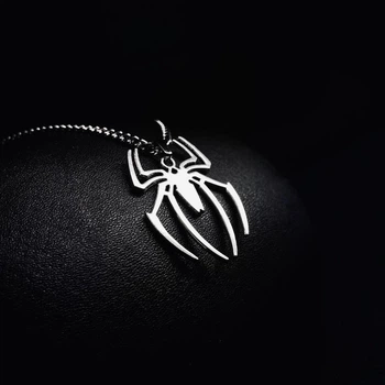 Подвеска кулон на шею паук цепочка «SPIDER» от украинского производителя на подарок (55см) (P-0135)