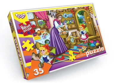 Пазлы мягкие Красная шапочка 35 эл., серия 9, S35-09-06 Danko Toys