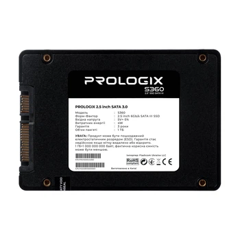 SSD-накопитель Prologix S360 1 ТБ 2.5" SATA III(DL_F43A85C8F30C)