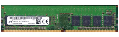 Оперативная память для ПК Micron DDR4 4GB 2133MHz UDIMM 1Rx8 PC4-2133P (MTA8ATF51264AZ-2G1A2)