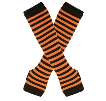 Гетры на руки Home Socks Нарукавники Оражево-черные