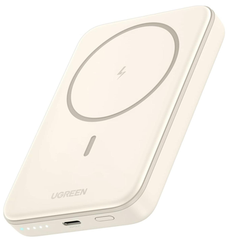 Магнітна батарея UGREEN 10 000 mAh Magnetic Power Bank, 20W iPhone 16/16 Pro/16 Pro Max, iPhone 15/14/ 13/12 Series - Beige