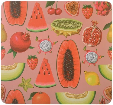 Набір 12 сервірувальних серветок 28x30см підтарільники Fruits, поліпропілен (BD-445-119)