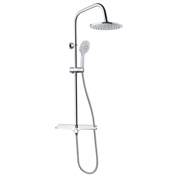 Колона для душу PERLA SPLASH хром без змішувача з аксесуарами PSF2001