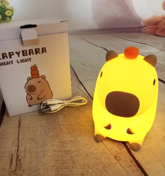 Детский ночник Капибара аккумуляторный силиконовый 800 mah