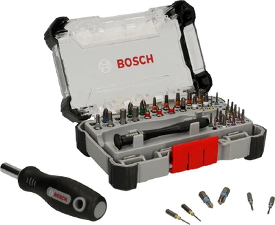 Набор бит с держателем Bosch в кейсе, 42 шт (2607002835)