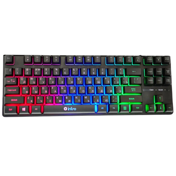 Клавіатура провідна RIAS DX750 з RGB підсвічуванням USB Black (3_04474)