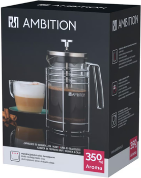 French press Ambition Aroma z metalową rączką 350 ml (5904134943972)