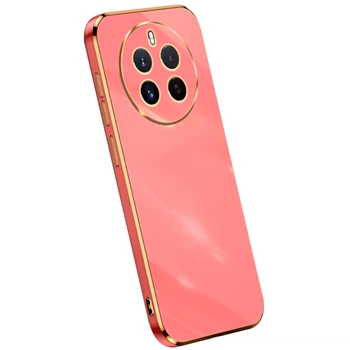 Чехол накладка Silicone Adds 6D для Realme 12 Plus / 12 4G coral