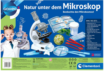 Zestaw doświadczalny Clementoni Galileo Science Natura pod mikroskopem (8005125698042)