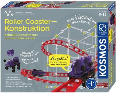 Zestaw do eksperymentów Kosmos Roller Coaster Konstruktion (4002051621032)