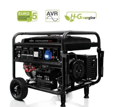 Бензиновий генератор Tecnoware 9200VA (FGE9200EA) мідна обмотка. стартер