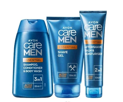 Набор мужской для бритья Avon Care Men Основной уход 3 в 1