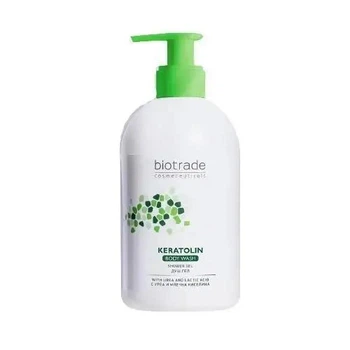 Biotrade (Біотрейд) Keratolin Body Wash – гель для душу з сечовиною 10% та молочною кислотою, для сухої та чутливої шкіри, 400 мл