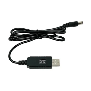 Кабель для роутера від повербанка з перетворювачем на 9V, USB-DC 2.1x5.5mm