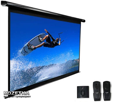 Elite Screens моторизированный настенный 120" (16:9) 265.7 x 149.6 (VMAX120UWH2) Black Case