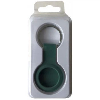 Брелок для AirTag Silicone FULL Key Ring с карабином, Green (314968)