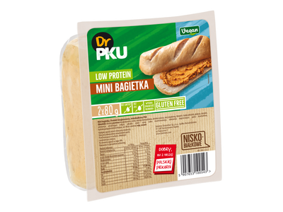 Міні-багети без глютену низькобілкові PKU Balviten 2х80 г