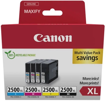 Набір картриджів Canon PGI-2500XL BK.C.M.Y (9254B010)
